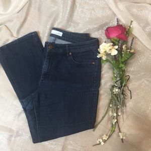 Ann Taylor Loft Curvy Kick Crops Sz 10